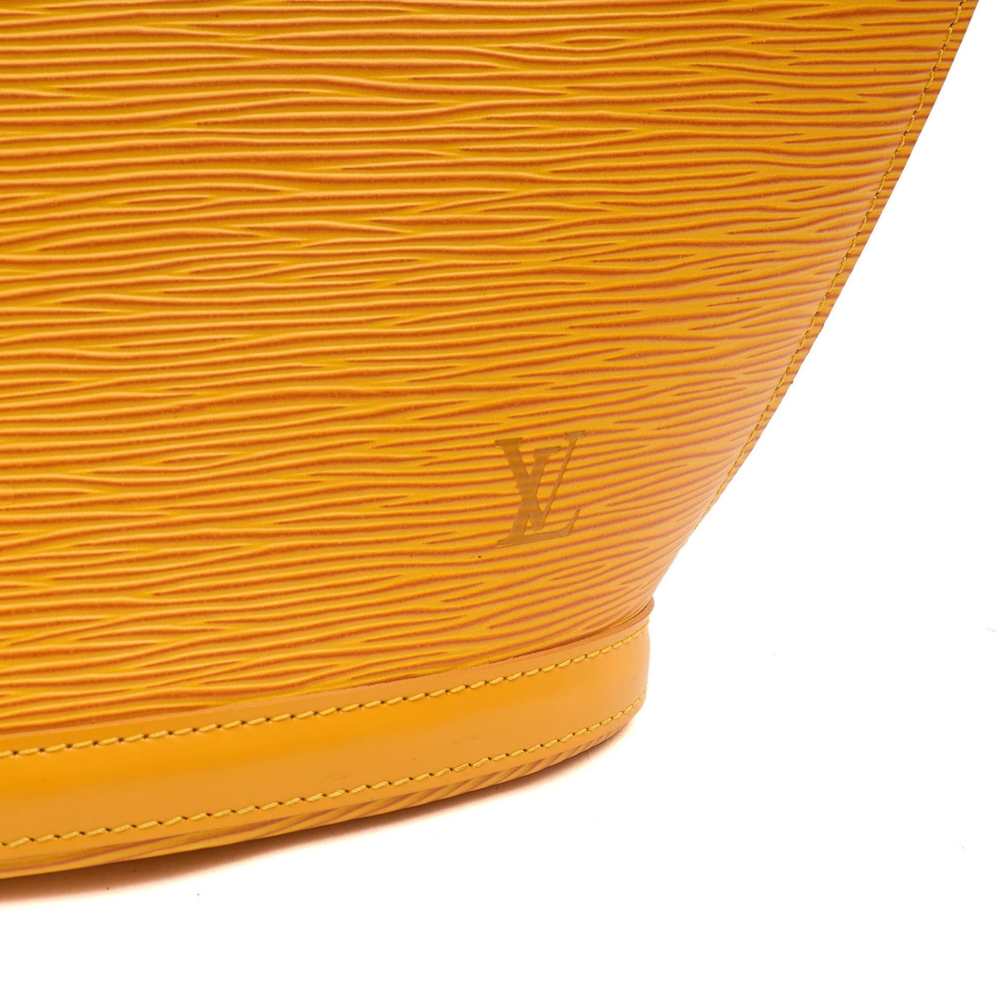 Louis Vuitton Tote Saint Jacques PM in Yellow, Epi Leather — Alternate View 8