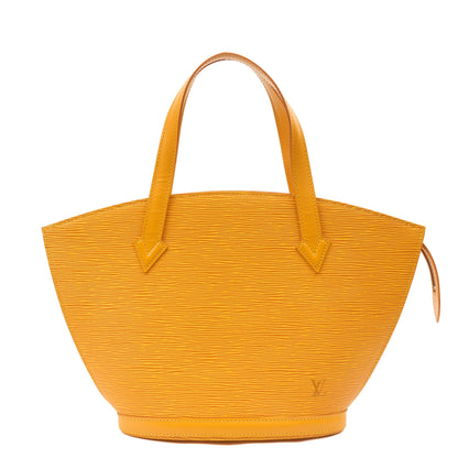 Louis Vuitton Tote Saint Jacques PM in Yellow, Epi Leather — Front View