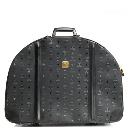 MCM Wheeled Luggage in Black, Canvas — Alternate View 7