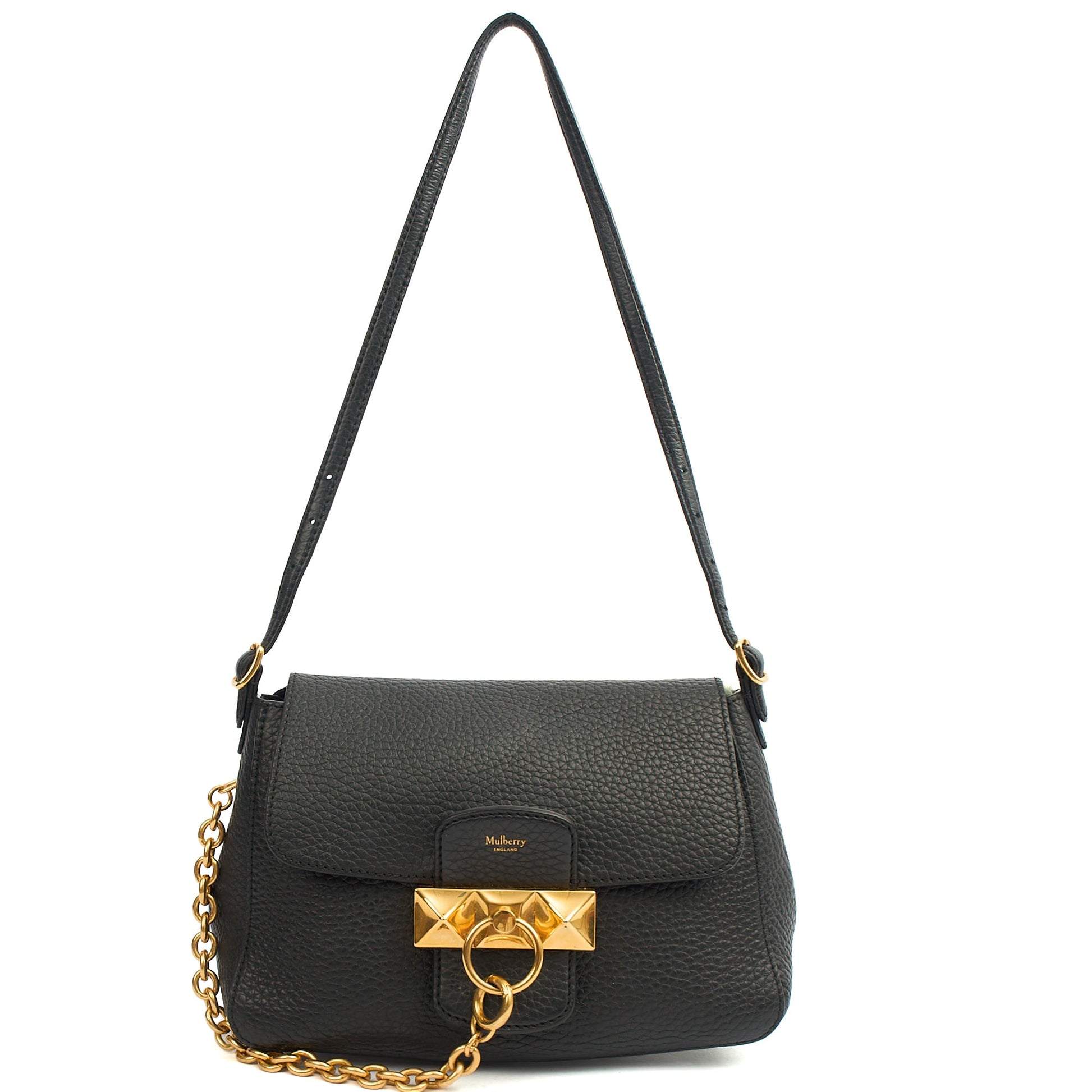 Mulberry Mini Bag Keeley - Mini in Black, Leather — Front View