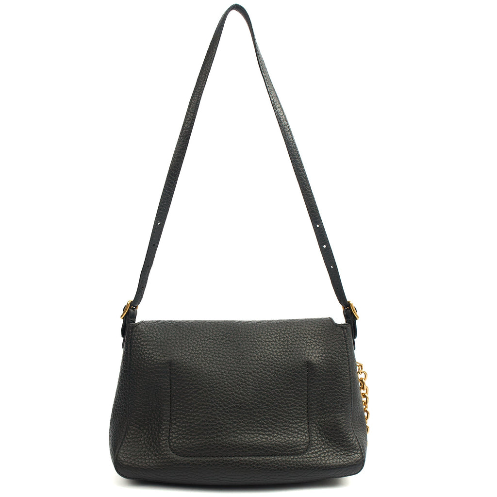 Mulberry Mini Bag Keeley - Mini in Black, Leather — Back View