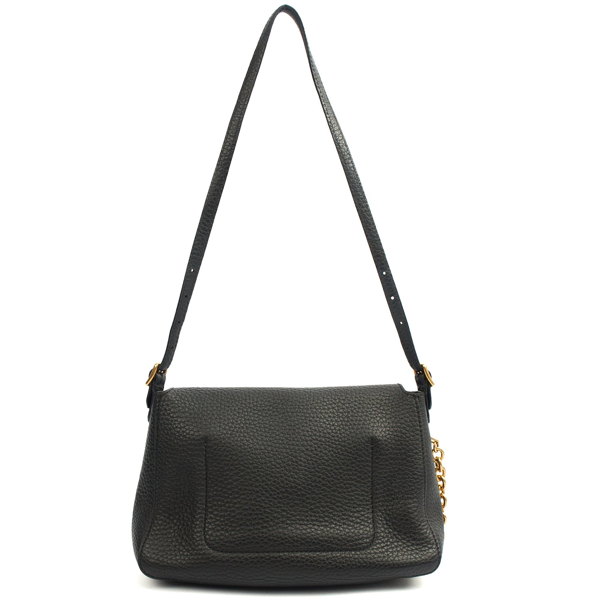 Mulberry Mini Bag Keeley - Mini in Black, Leather — Back View