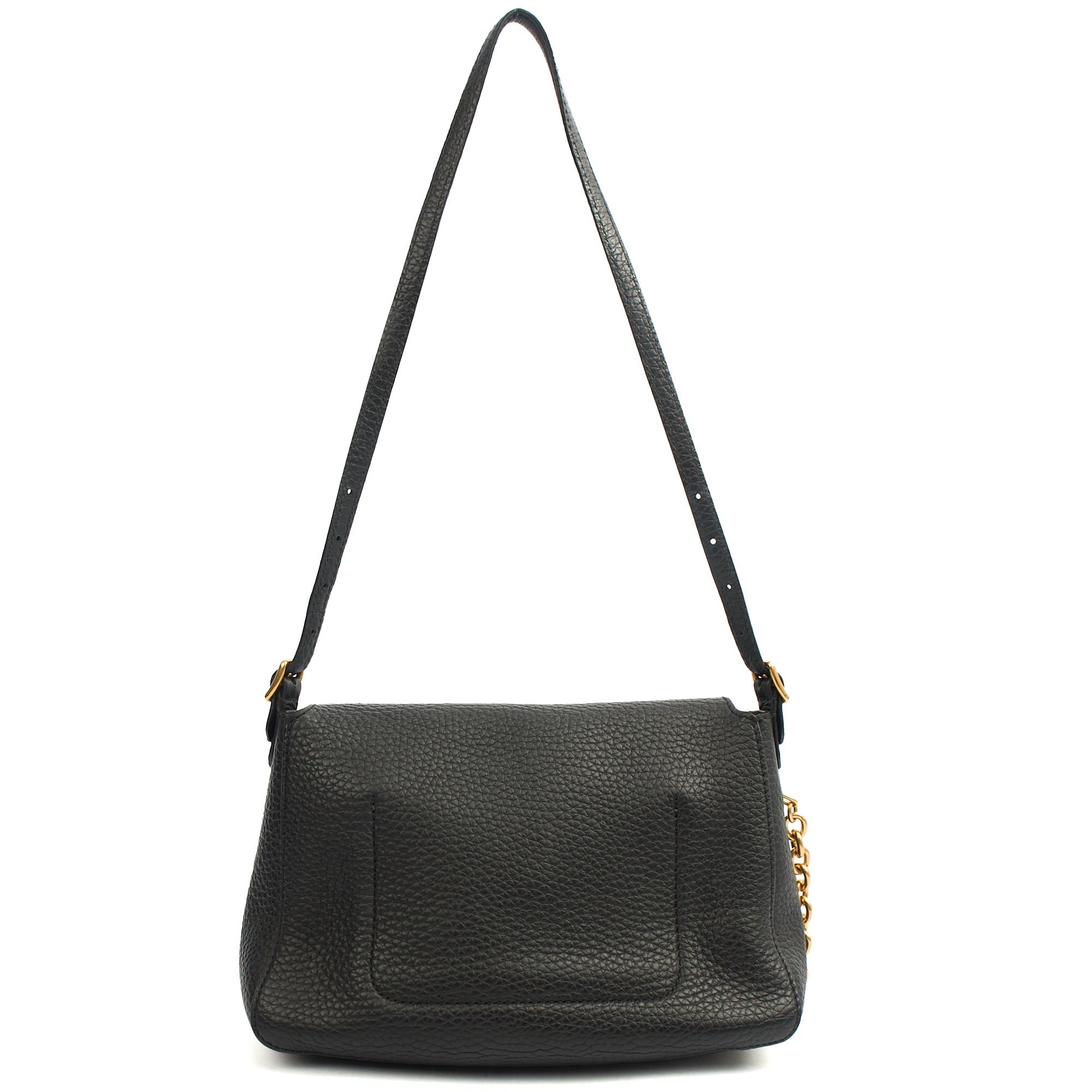 Mulberry Mini Bag Keeley - Mini in Black, Leather — Back View