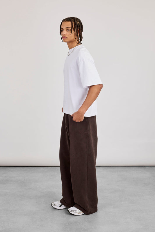 Cernucci Baggy Fit Jogger - Coffee — S — Side View