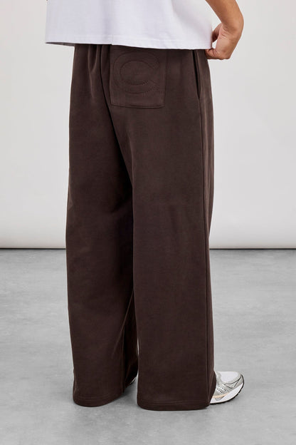 Cernucci Baggy Fit Jogger - Coffee — S — Back View