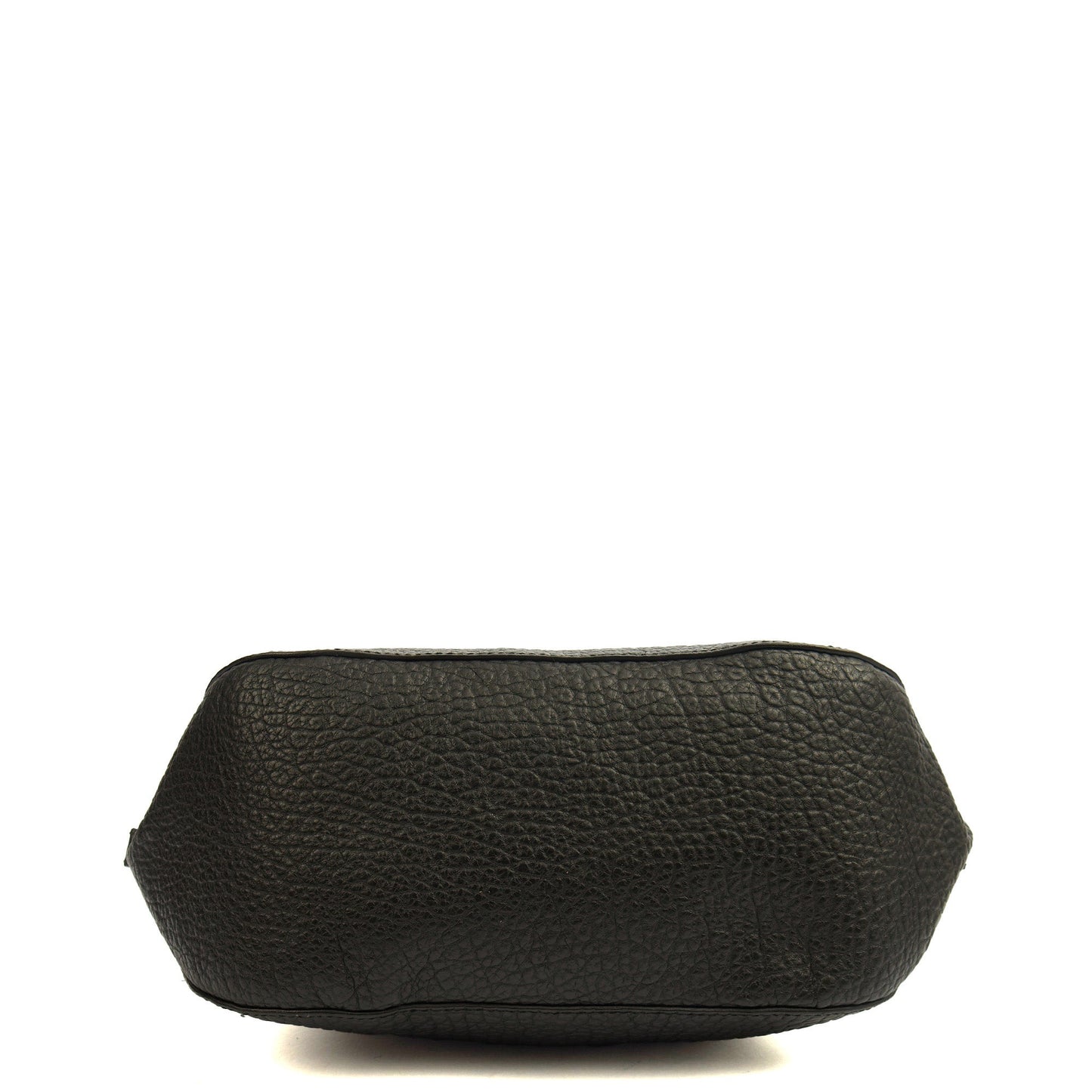 Burberry Tote Orchard Bowling Bag - Large in Black, Leather — Detail View