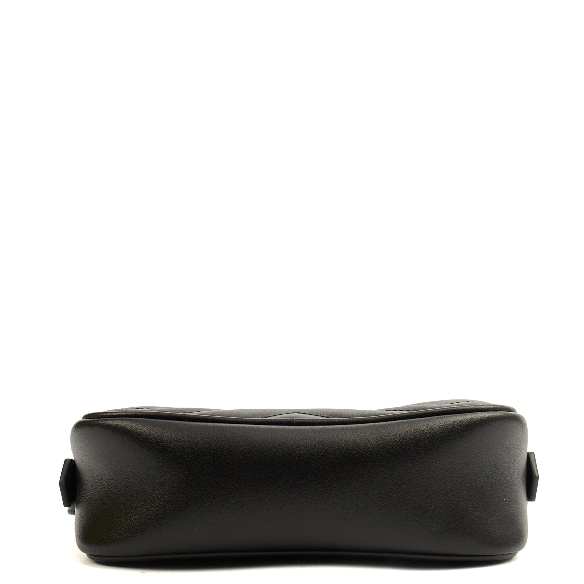 Gucci Cross Body Marmont Shoulder Bag - Mini in Black, Leather — Detail View