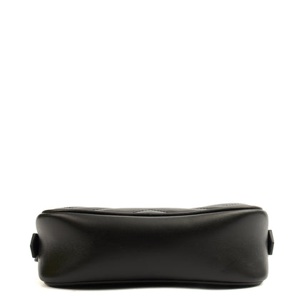 Gucci Cross Body Marmont Shoulder Bag - Mini in Black, Leather — Detail View