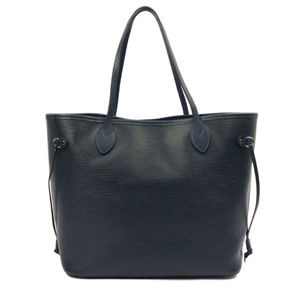 Louis Vuitton Tote Neverfull MM in Blue, Epi Leather — Alternate View 11