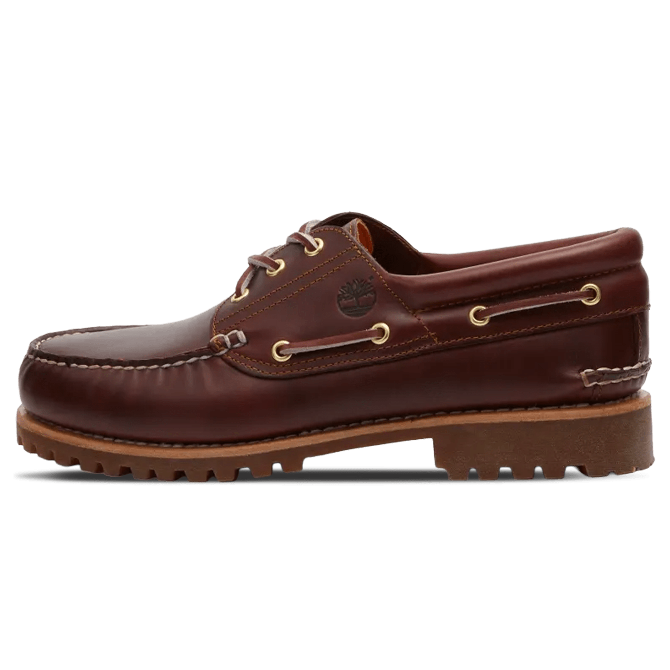 Timberland 3 Eye Lug Boat Shoe 'Burgundy' — UK 4.5 | EU 37 1/2 | US 5 — Front View