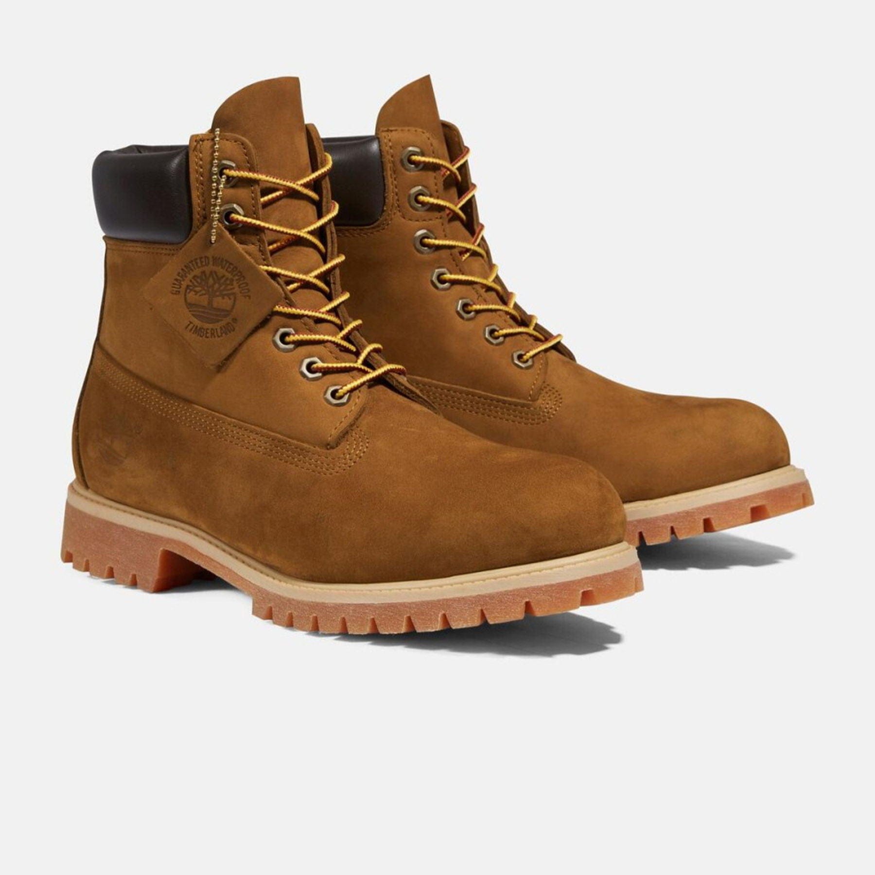 Timberland Premium 6 Inch Boot 'Dark Wheat Nubuck' — UK 4.5 | EU 37 1/2 | US 5 — Back View