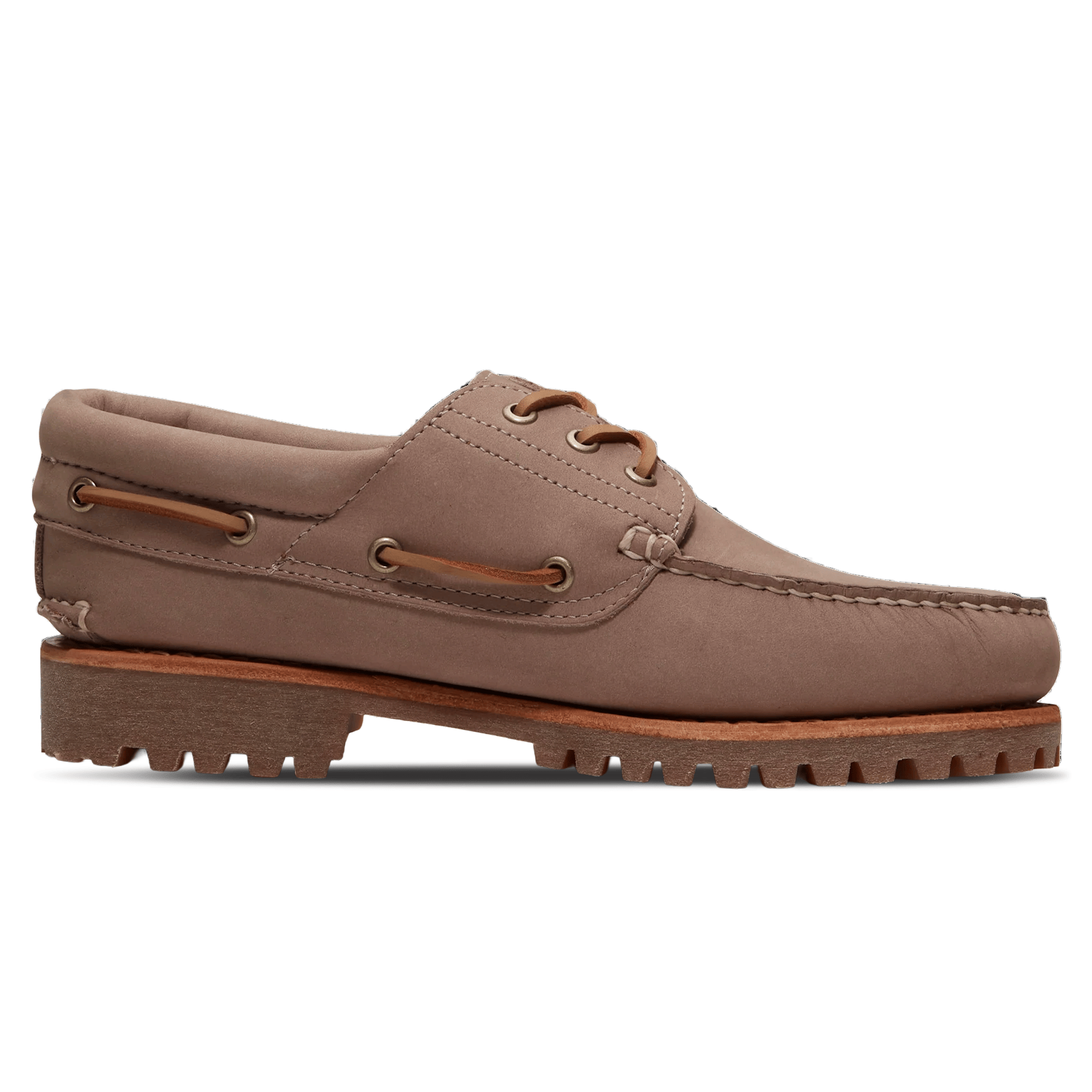 Timberland 3 Eye Lug Boat Shoe 'Light Purple Nubuck' — UK 4.5 | EU 37 1/2 | US 5 — Side View