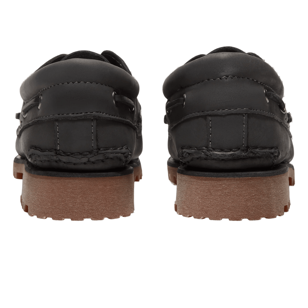 Timberland 3 Eye Lug Boat Shoe 'Dark Grey Nubuck' — UK 4.5 | EU 37 1/2 | US 5 — Top View