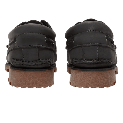 Timberland 3 Eye Lug Boat Shoe 'Dark Grey Nubuck' — UK 4.5 | EU 37 1/2 | US 5 — Top View