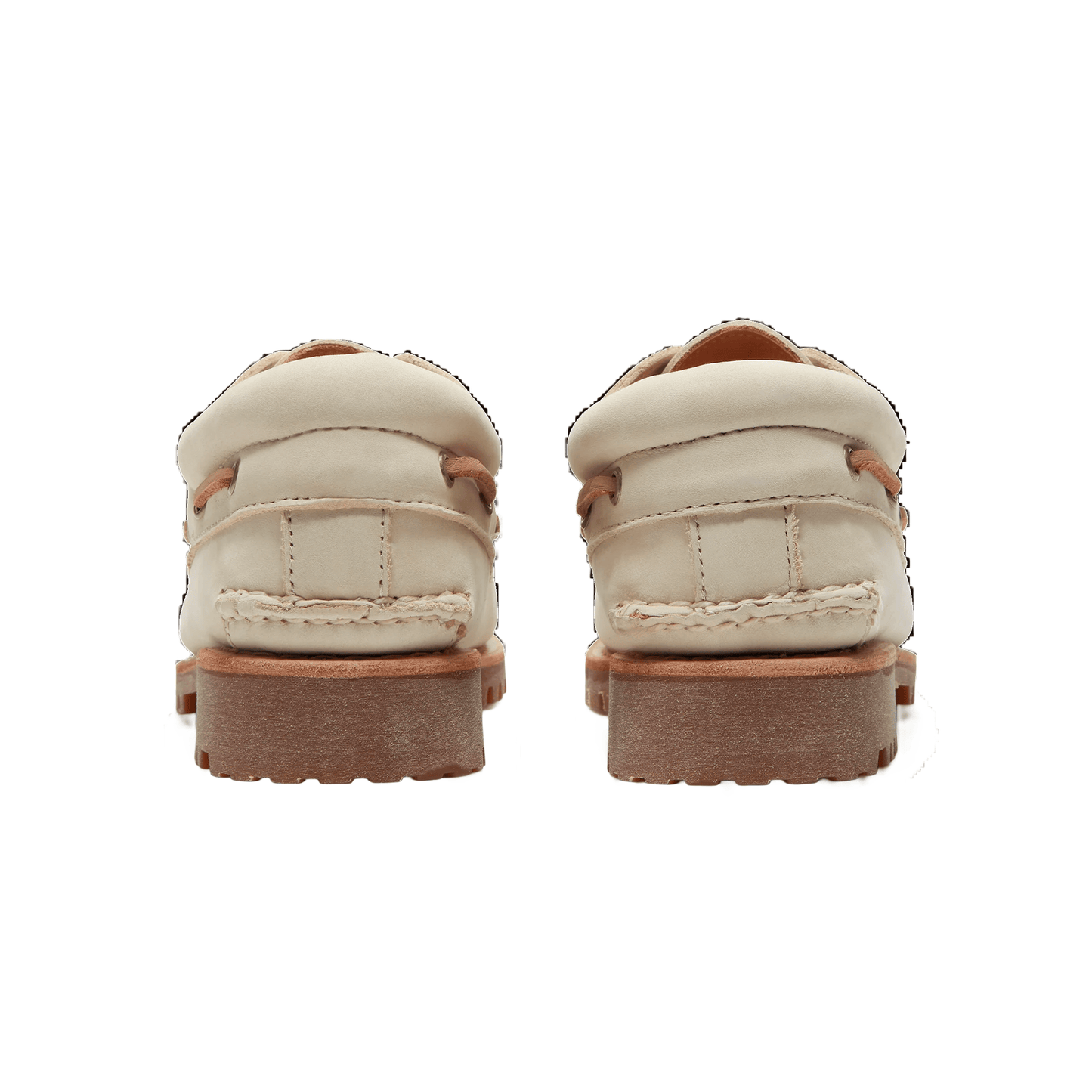 Timberland 3 Eye Lug Boat Shoe 'Light Beige Nubuck' — UK 4.5 | EU 37 1/2 | US 5 — Top View
