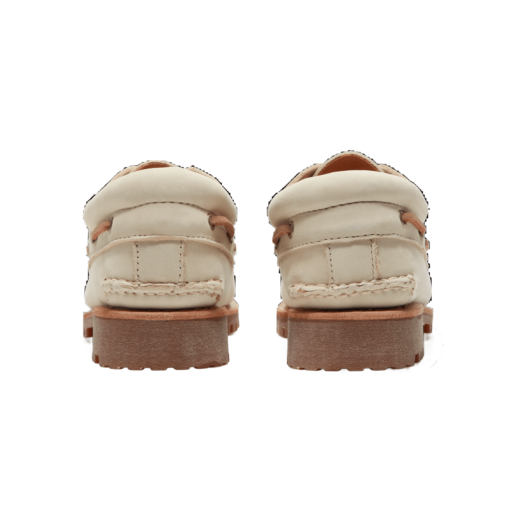 Timberland 3 Eye Lug Boat Shoe 'Light Beige Nubuck' — UK 4.5 | EU 37 1/2 | US 5 — Top View