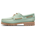 Timberland 3 Eye Lug Boat Shoe 'Medium Green Nubuck' — UK 4.5 | EU 37 1/2 | US 5 — Front View