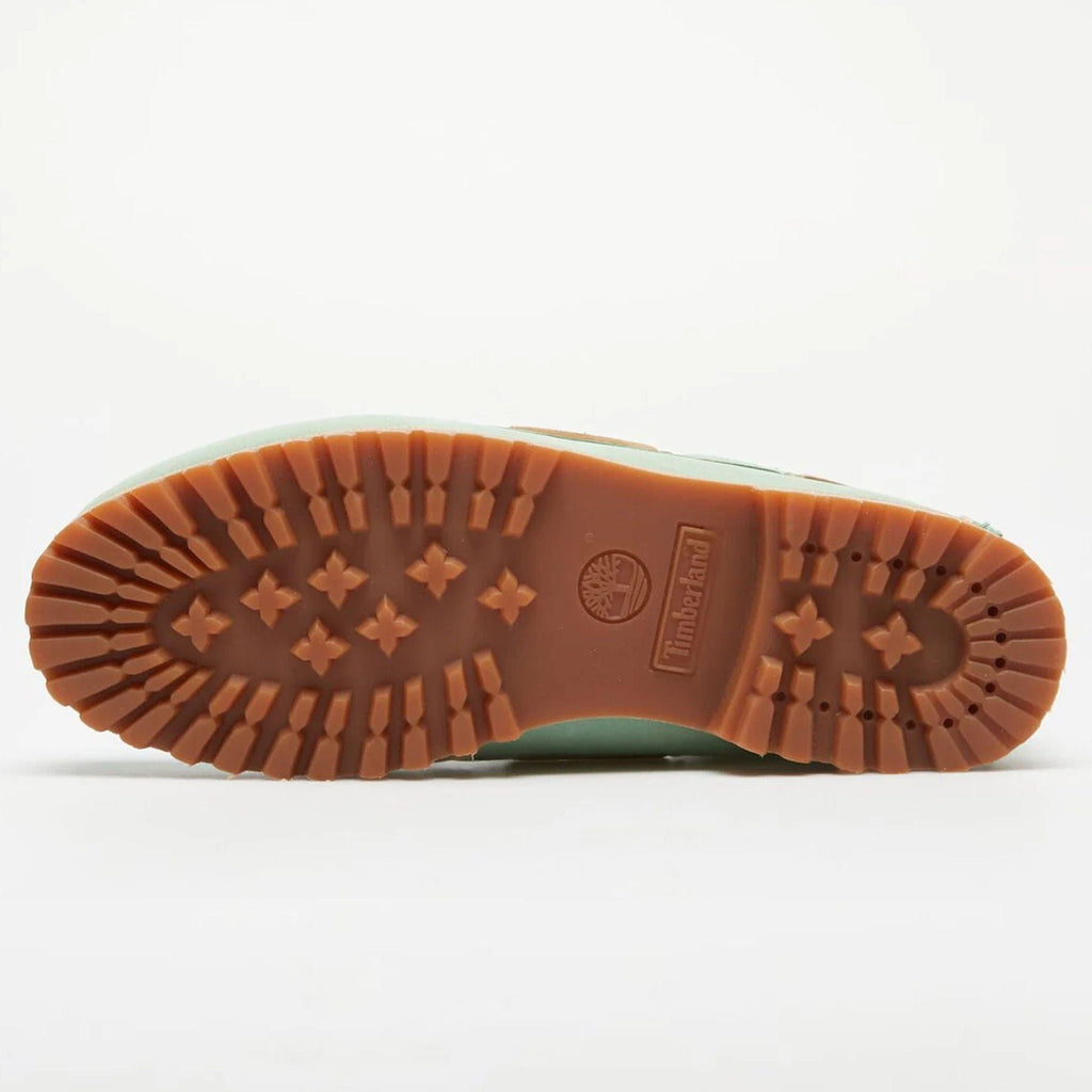 Timberland 3 Eye Lug Boat Shoe 'Medium Green Nubuck' — UK 4.5 | EU 37 1/2 | US 5 — Side View