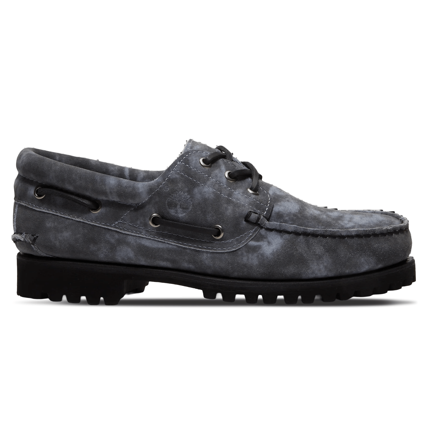 Timberland 3 Eye Lug Boat Shoe 'Light Grey Suede' — UK 4.5 | EU 37 1/2 | US 5 — Side View