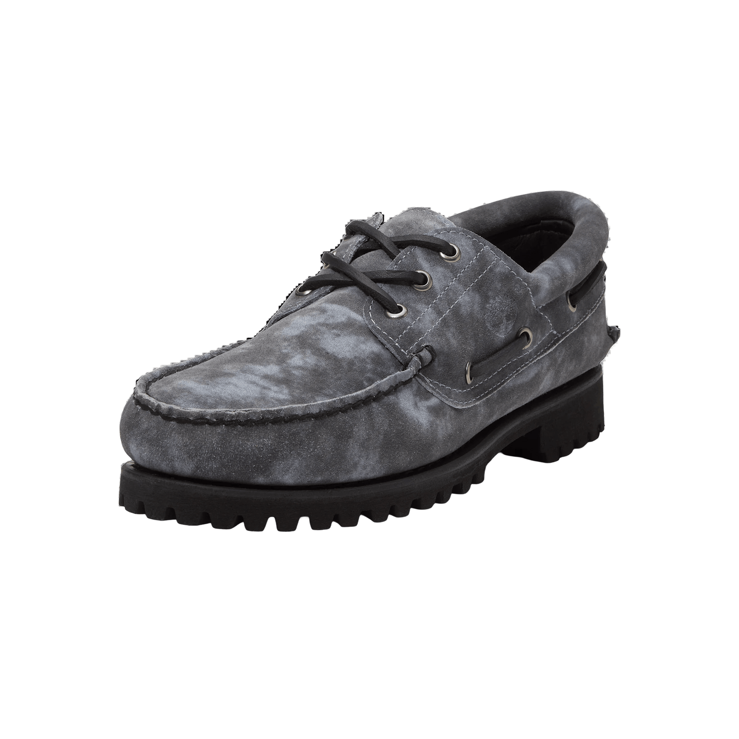 Timberland 3 Eye Lug Boat Shoe 'Light Grey Suede' — UK 4.5 | EU 37 1/2 | US 5 — Back View