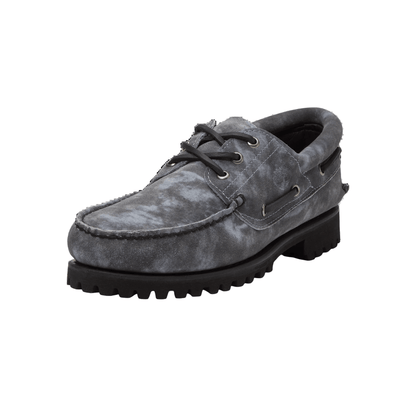 Timberland 3 Eye Lug Boat Shoe 'Light Grey Suede' — UK 4.5 | EU 37 1/2 | US 5 — Back View