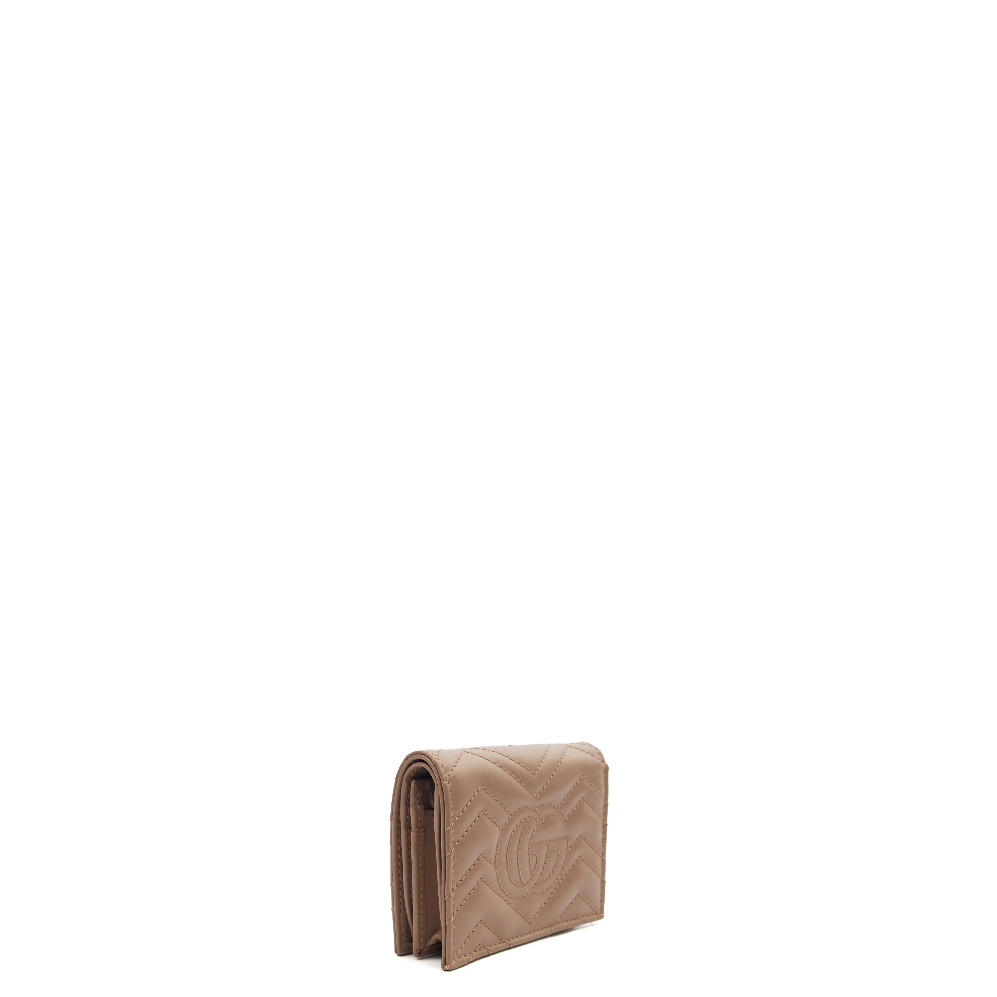 Gucci Purse Marmont Purse in Neutral, Leather — Top View