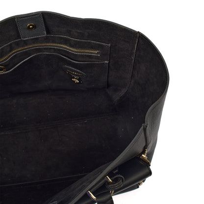 Mulberry Tote Willow - Large in Black, Calfskin Leather — Alternate View 7