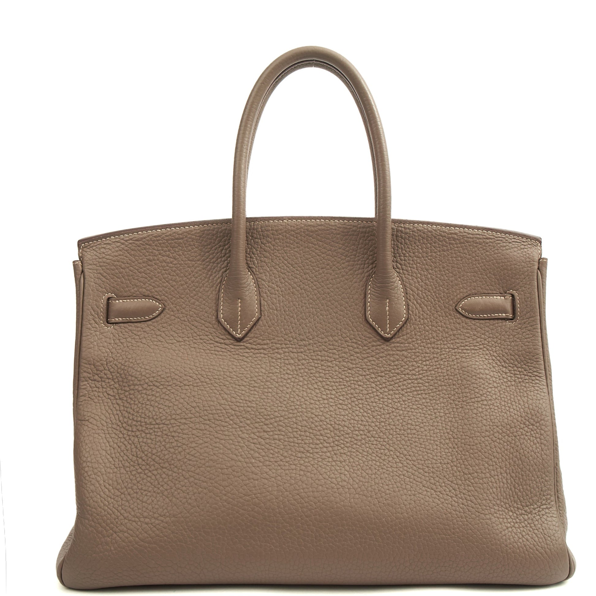 Hermes Tote Birkin 35 in Etoupe, Togo Leather — Alternate View 14