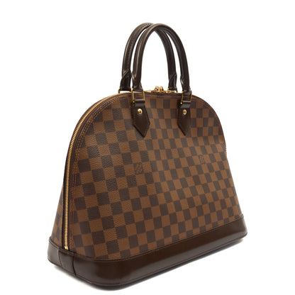 Louis Vuitton Top Handle Alma PM in Damier, Canvas — Alternate View 10