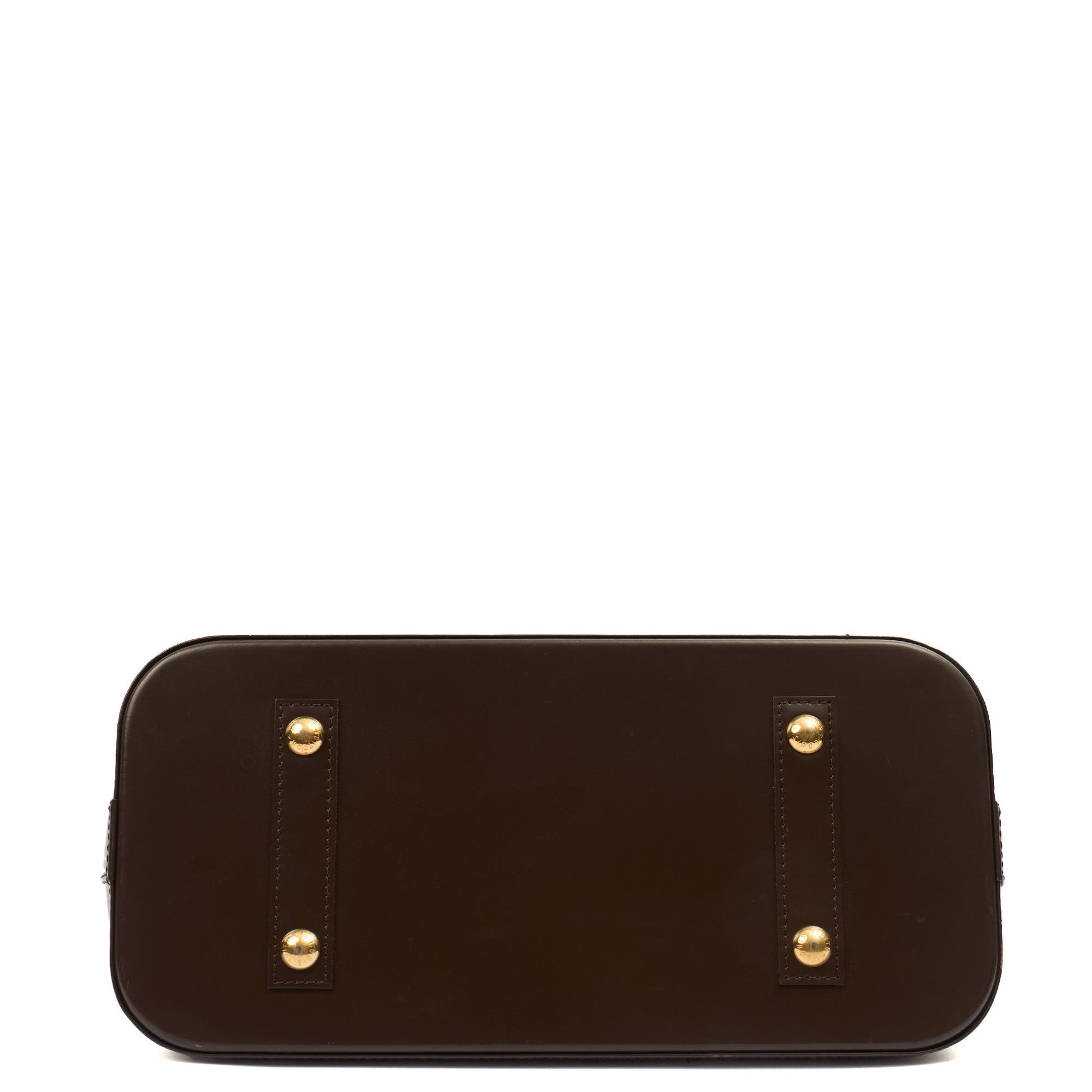 Louis Vuitton Top Handle Alma PM in Damier, Canvas — Detail View