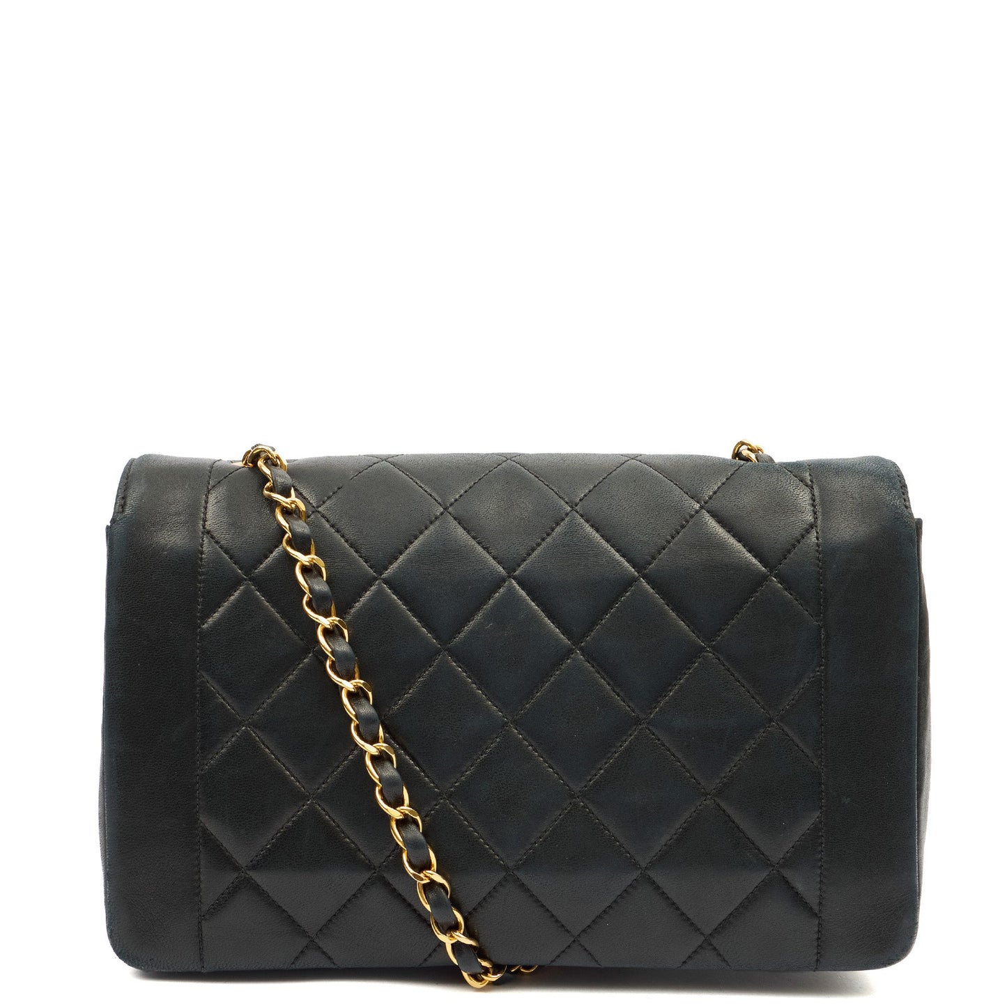 Chanel Cross Body Diana - Medium in Black, Lambskin Leather — Alternate View 21