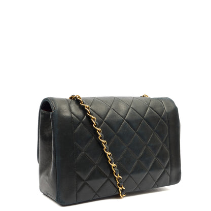 Chanel Cross Body Diana - Medium in Black, Lambskin Leather — Alternate View 20