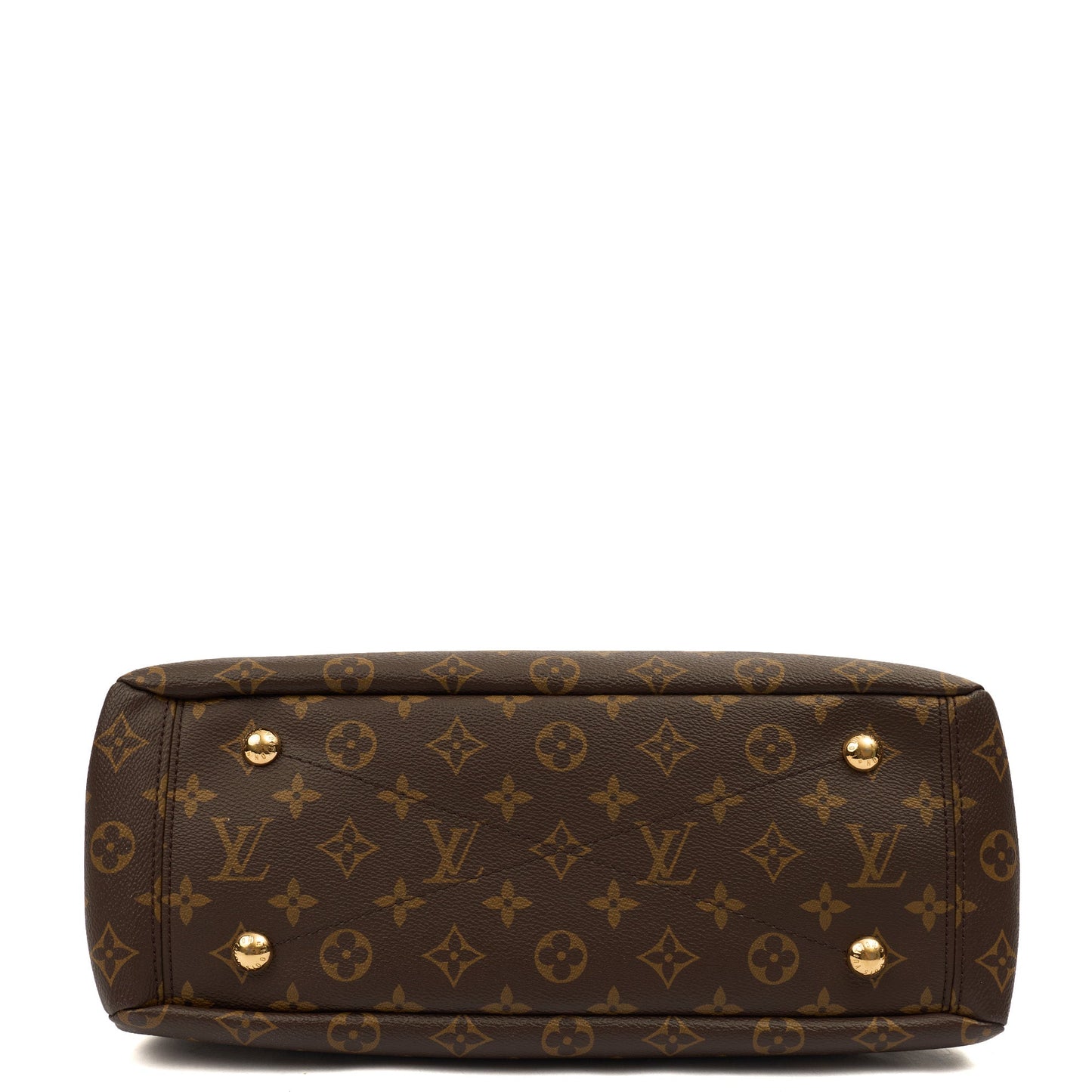 Louis Vuitton Tote Pallas MM in Monogram, Canvas — Detail View