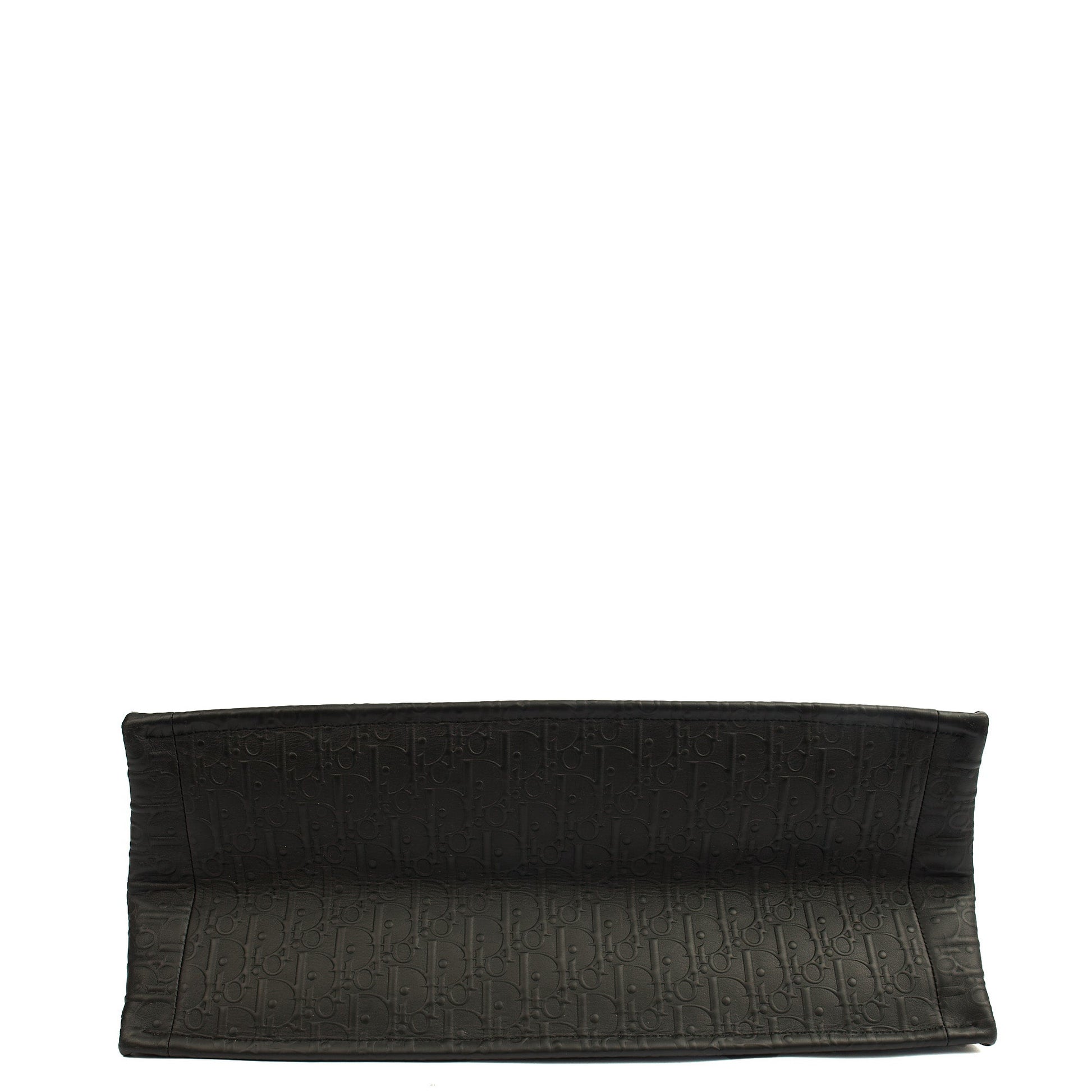 Christian Dior Tote Book Tote - Large in Black, Leather — Top View