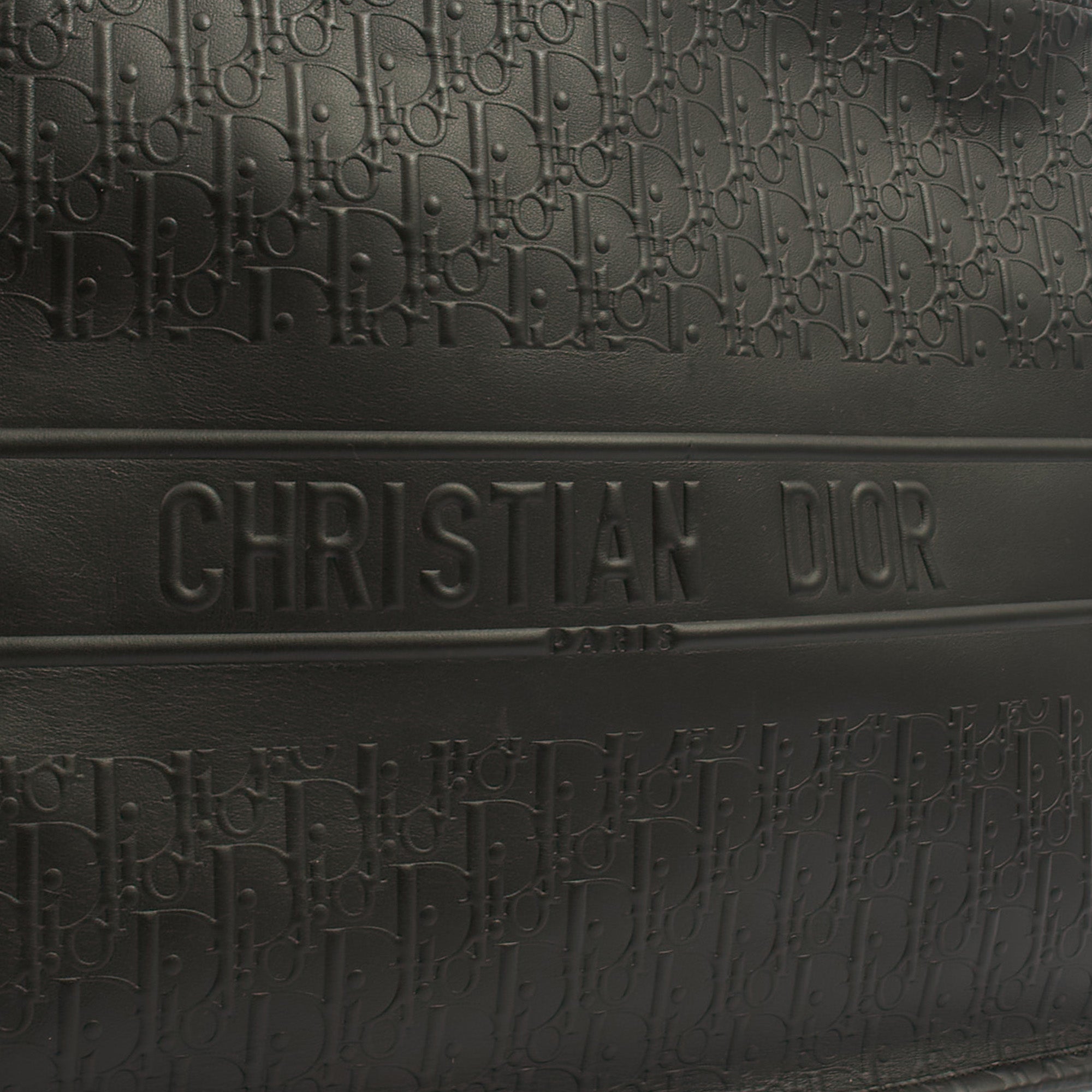 Christian Dior Tote Book Tote - Large in Black, Leather — Alternate View 12