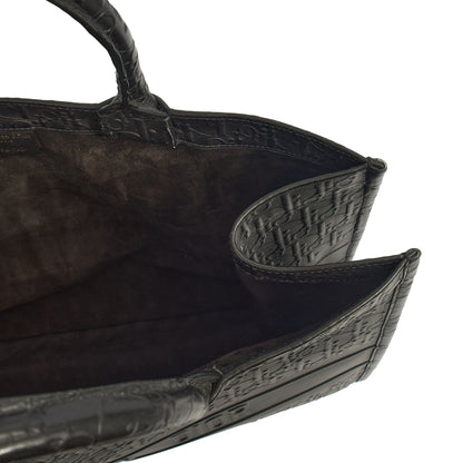 Christian Dior Tote Book Tote - Large in Black, Leather — Alternate View 11