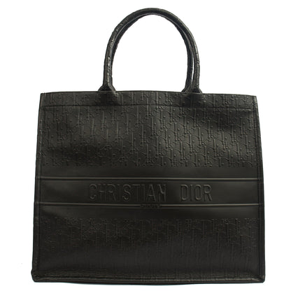 Christian Dior Tote Book Tote - Large in Black, Leather — Alternate View 7