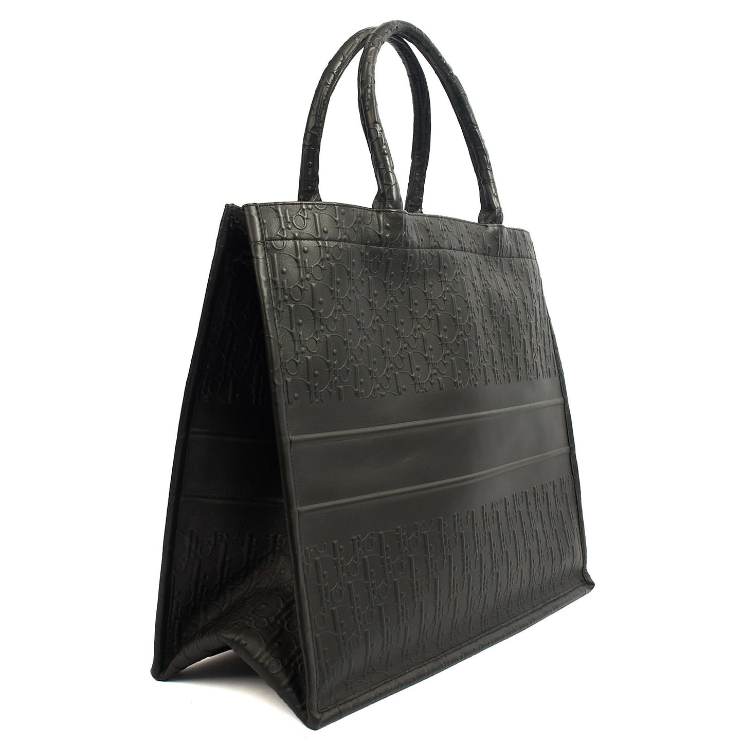 Christian Dior Tote Book Tote - Large in Black, Leather — Alternate View 8