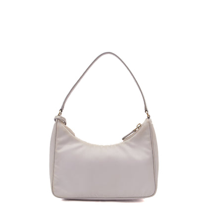 Prada Mini Bag Re-Edition 2005 Re-Nylon Bag in Purple, Nylon — Back View