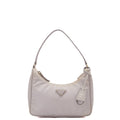 Prada Mini Bag Re-Edition 2005 Re-Nylon Bag in Purple, Nylon — Front View