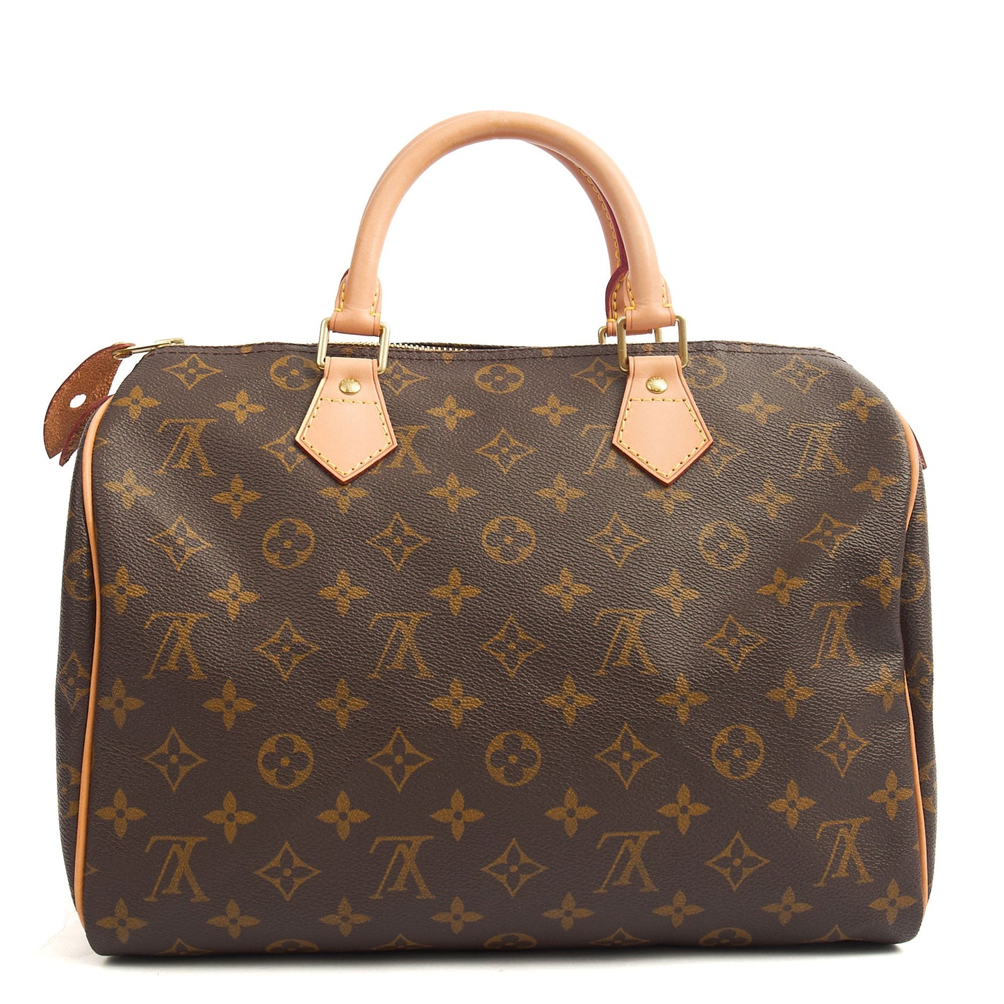 Louis Vuitton Top Handle Speedy 30 in Monogram, Canvas — Back View