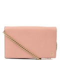 Gucci Cross Body Signature Wallet on Chain in Pink, Leather — Front View