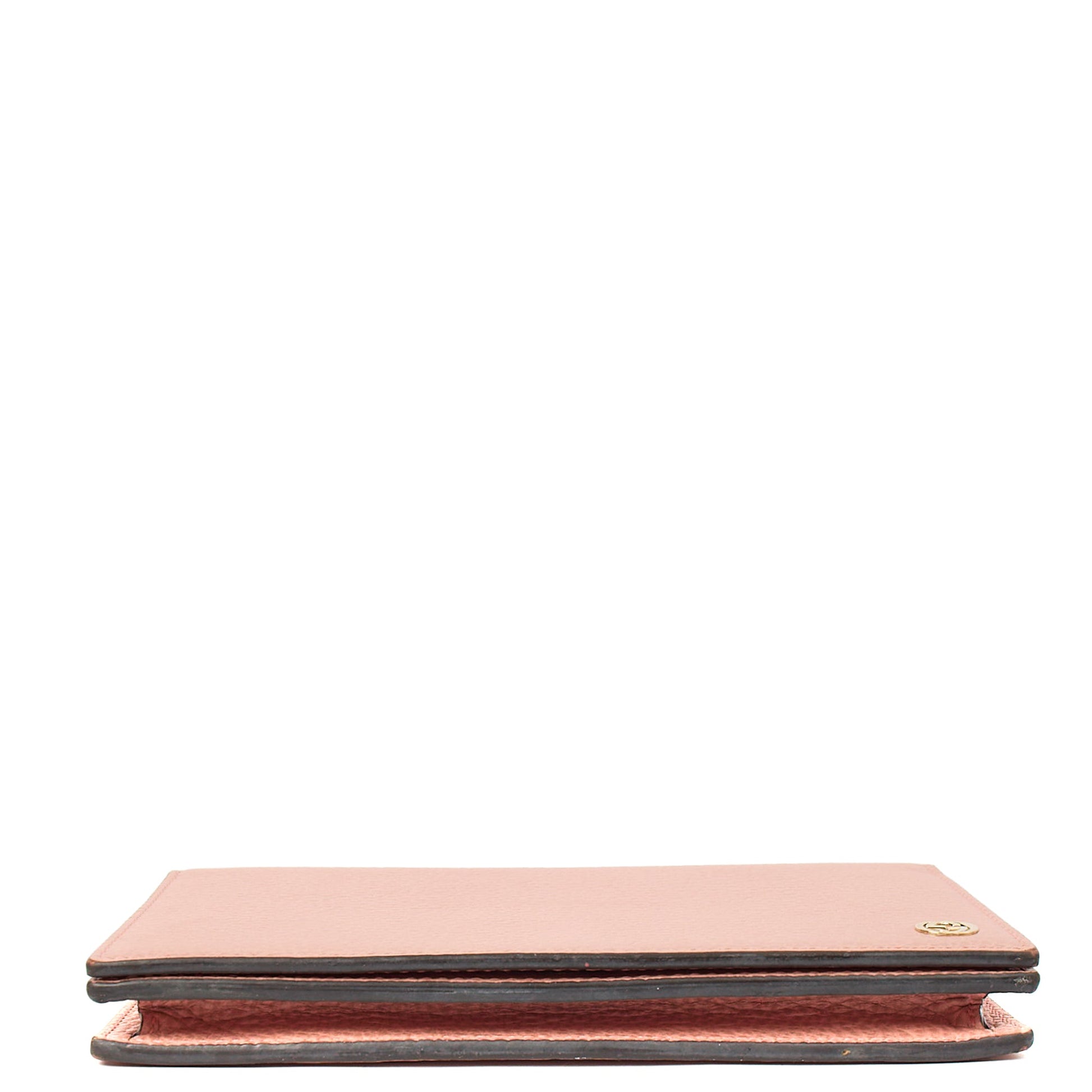 Gucci Cross Body Signature Wallet on Chain in Pink, Leather — Detail View