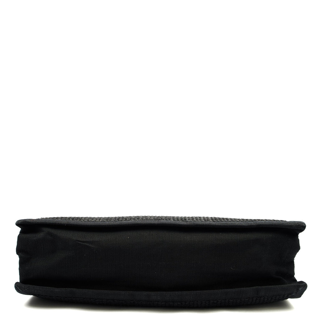 Saint Laurent Tote Rive Gauche Tote in Black, Fabric — Top View