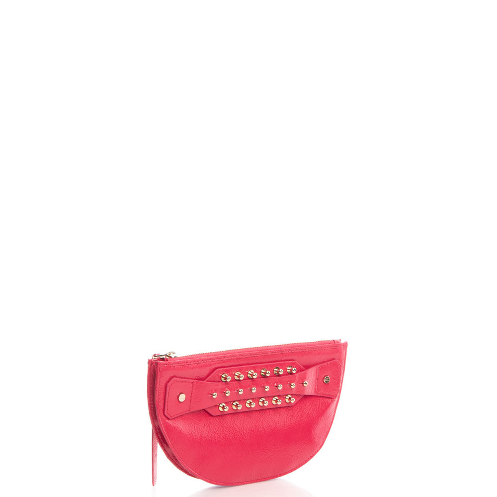 Alexander McQueen Clutch Wristlet in Print, Patent Leather — Side View