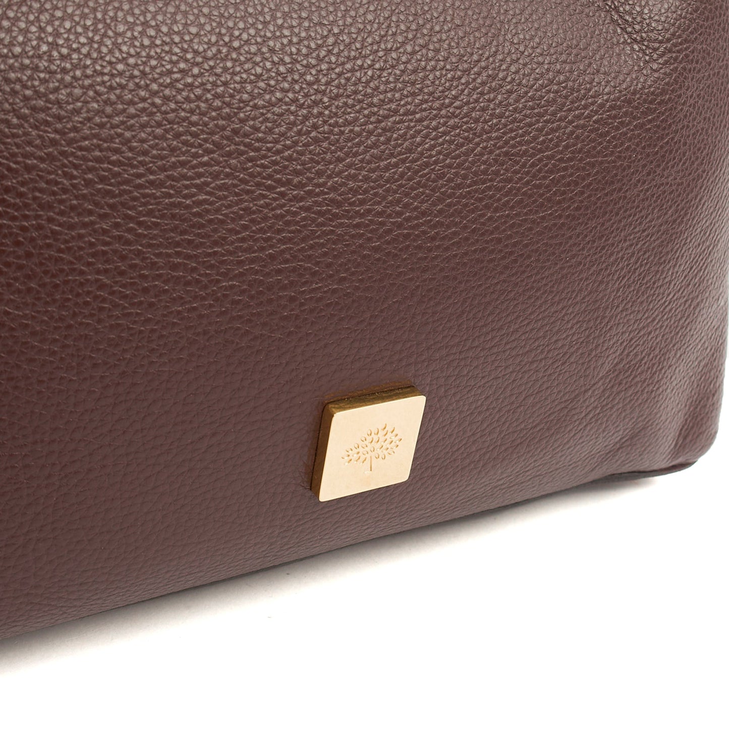 Mulberry Tote Freya in Oxblood, Calfskin Leather — Lifestyle View