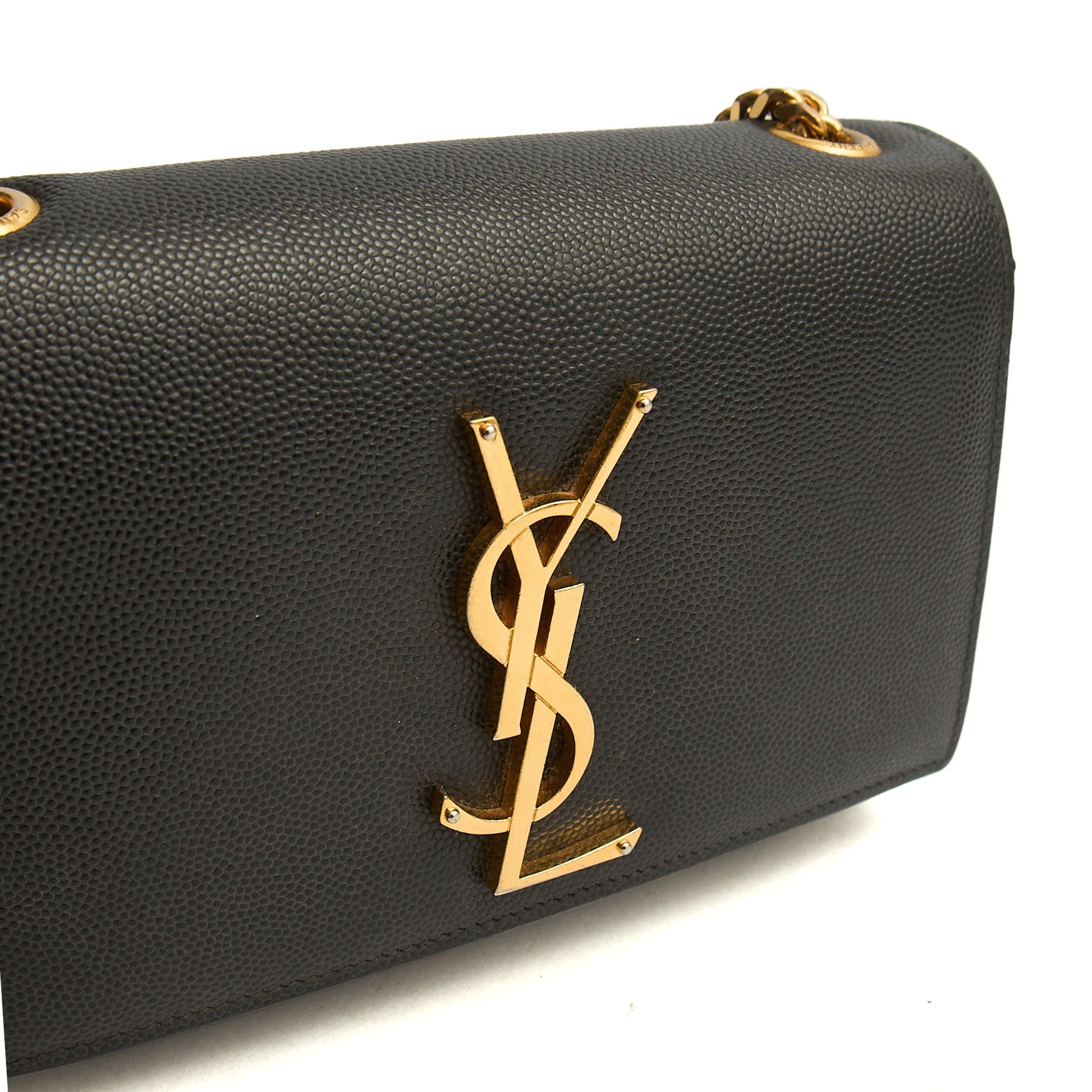 Saint Laurent Kate Mini in Black, Calfskin Leather — Alternate View 12