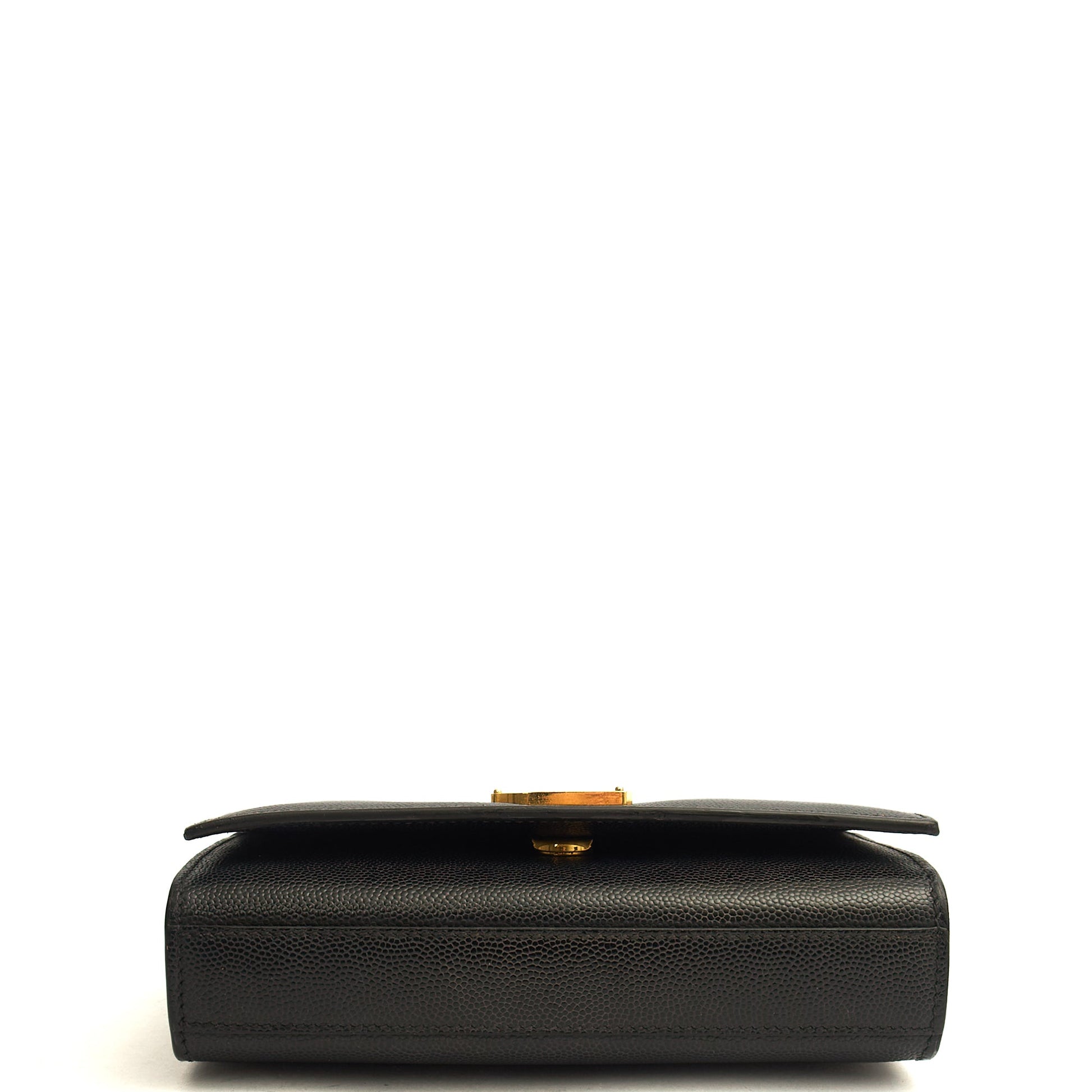 Saint Laurent Kate Mini in Black, Calfskin Leather — Top View