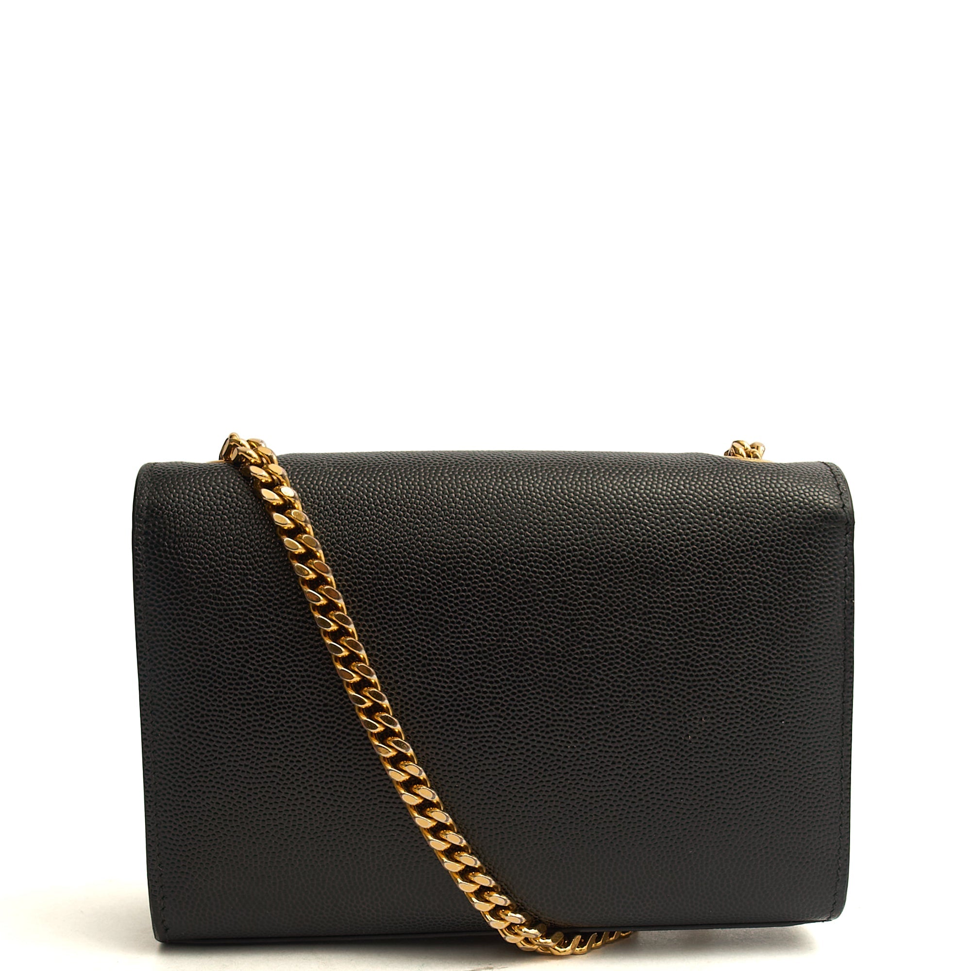 Saint Laurent Kate Mini in Black, Calfskin Leather — Side View