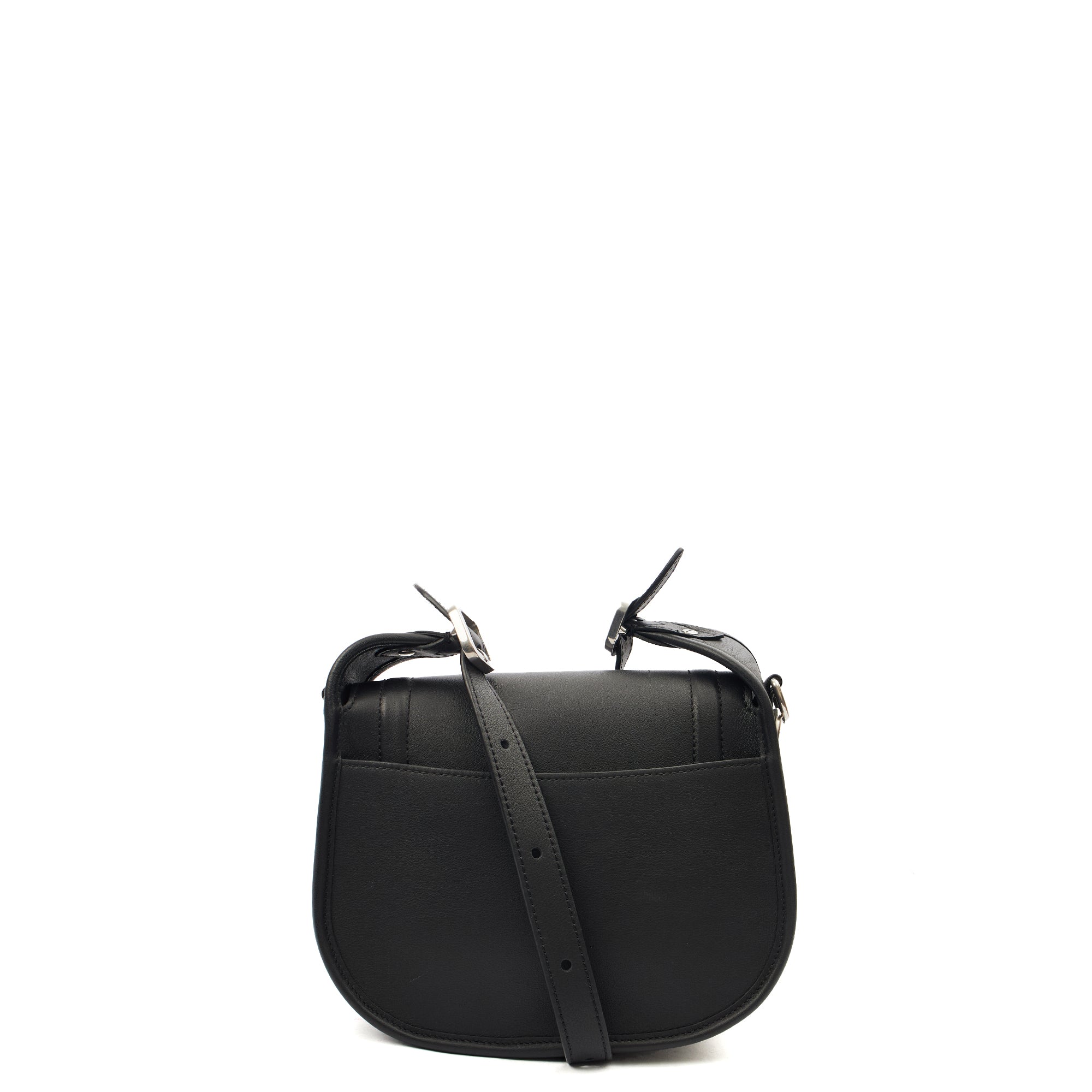 Mulberry Cross Body Sadie in Black, Calfskin Leather — Back View